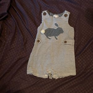 Mud Pie Boys Easter Romper
